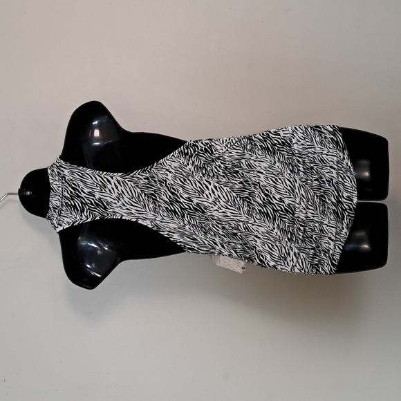 Free People Coco Animal Print Tank Top in Black/White - Picture 8 of 11